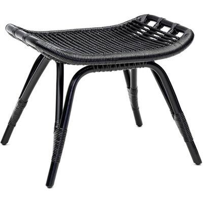 Sika Design, Monet Fußhocker Rattan Schwarz Sika Design, Monet Fußhocker Rattan Schwarz