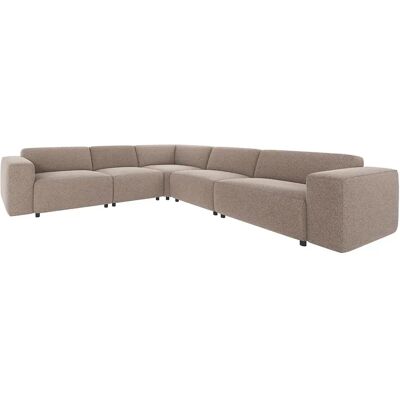 Rowico Home, Willard Ecksofa 3+3-Sitzer Stoff Brenda beige Rowico Home, Willard Ecksofa 3+3-Sitzer Stoff Brenda beige