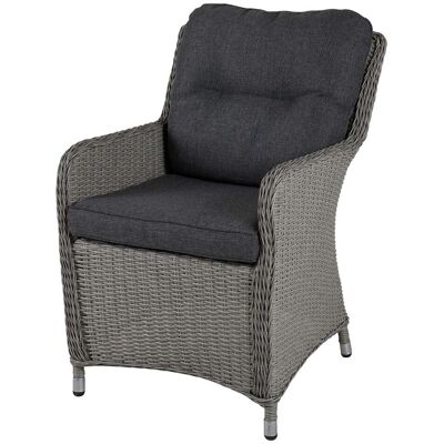 Brafab, Hornbrook Sessel grau Rattan inkl. Kissen Brafab, Hornbrook Sessel grau Rattan inkl. Kissen