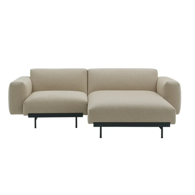 Muuto, In Situ 2-Sitzer-Modulsofa Config 5 - Ecriture240/Schwarz Muuto, In Situ 2-Sitzer-Modulsofa Config 5 - Ecriture240/Schwarz