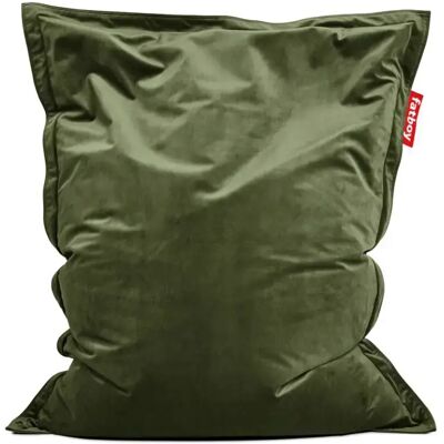 Fatboy, recycled original slim sitzsack velvet deep green Fatboy, recycled original slim sitzsack velvet deep green