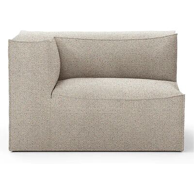 Ferm Living, Catena Sofa Armrest Left L400 Confetti Bouclé - Light Grey Ferm Living, Catena Sofa Armrest Left L400 Confetti Bouclé - Light Grey
