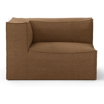 Ferm Living, Catena Sofa Armrest Left S400 - Hot Madison - Smoked Chocolate Ferm Living, Catena Sofa Armrest Left S400 - Hot Madison - Smoked Chocolate