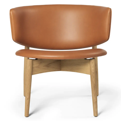 Ferm Living - Herman Lounge Chair - Oak - Envy Cognac Leather Ferm Living - Herman Lounge Chair - Oak - Envy Cognac Leather