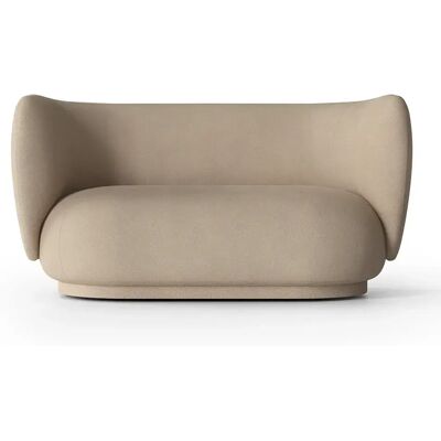 Ferm Living, Rico 2-Sitzer Sofa Brushed - Sand Ferm Living, Rico 2-Sitzer Sofa Brushed - Sand