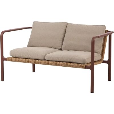 Brafab, Motty 2-Sitzer-sofa Zin Red / Teddy Beige Brafab, Motty 2-Sitzer-sofa Zin Red / Teddy Beige