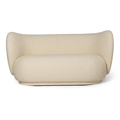 Ferm Living, Rico 2-Sitzer Sofa Boucle - Off-White Ferm Living, Rico 2-Sitzer Sofa Boucle - Off-White
