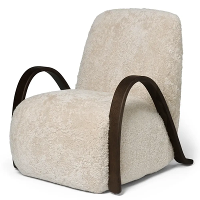 Ferm Living, Buur Sessel Sheepskin - Dark St./Moonlight Ferm Living, Buur Sessel Sheepskin - Dark St./Moonlight