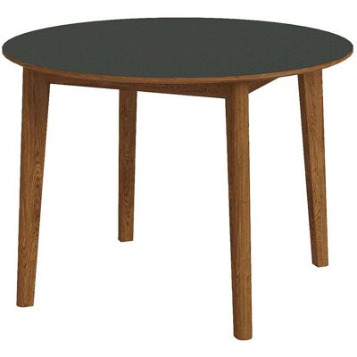 Skovby, Sm120 Tisch Nussbaum Öl/Schwarz Nano-Laminat 102X74Cm Skovby, Sm120 Tisch Nussbaum Öl/Schwarz Nano-Laminat 102X74Cm