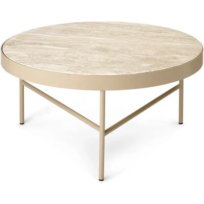 Ferm Living Travertin Couchtisch - Groß Ø 70,5 cm - Beige Ferm Living Travertin Couchtisch - Groß Ø 70,5 cm - Beige