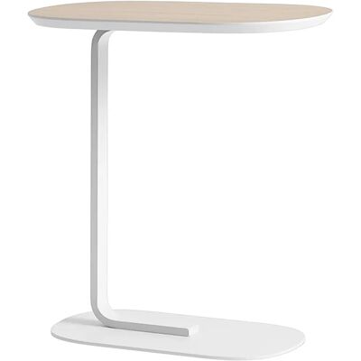 Muuto, Relate Beistelltisch 60,5cm - Oak Laminate/Off-White Muuto, Relate Beistelltisch 60,5cm - Oak Laminate/Off-White