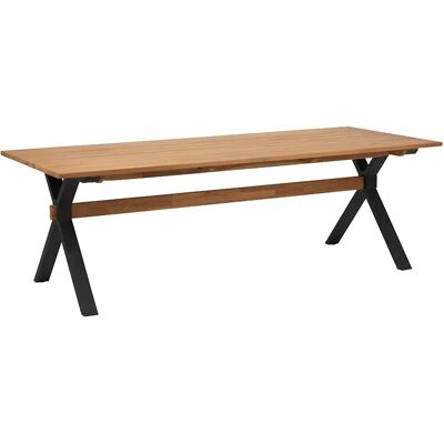 Brafab, Mark esstisch 95x230 cm schwarz / teak Brafab, Mark esstisch 95x230 cm schwarz / teak