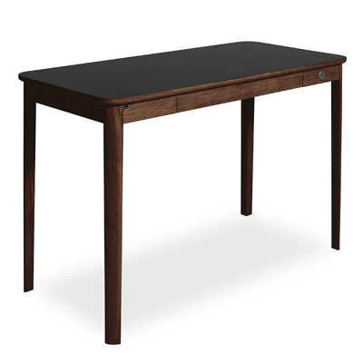 Skovby, Sm131 Schreibtisch Nussbaum Öl/Schwarz Nano-Laminat 115X55X74Cm Skovby, Sm131 Schreibtisch Nussbaum Öl/Schwarz Nano-Laminat 115X55X74Cm