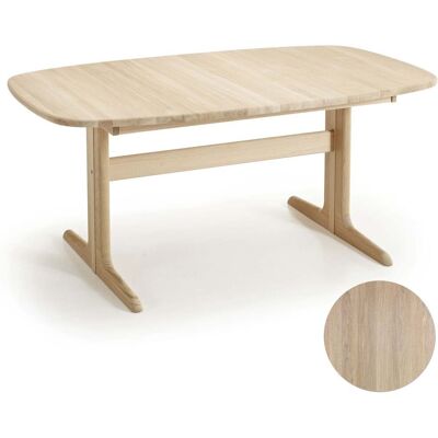Skovby, Sm74 Tisch Eiche Massiv Weißöl 165-265X100X73Cm Skovby, Sm74 Tisch Eiche Massiv Weißöl 165-265X100X73Cm