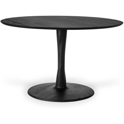 Ethnicraft, Torsion Esstisch Ø127 cm Eiche Schwarz Ethnicraft, Torsion Esstisch Ø127 cm Eiche Schwarz