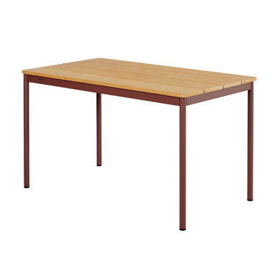 Brafab, Nox Bistro esstisch 70x125 cm Bambu/Zin Red Brafab, Nox Bistro esstisch 70x125 cm Bambu/Zin Red