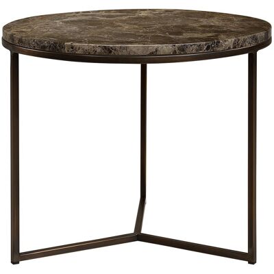 Artwood, Cedes Couchtisch Braun Marmor Ø60 cm Artwood, Cedes Couchtisch Braun Marmor Ø60 cm