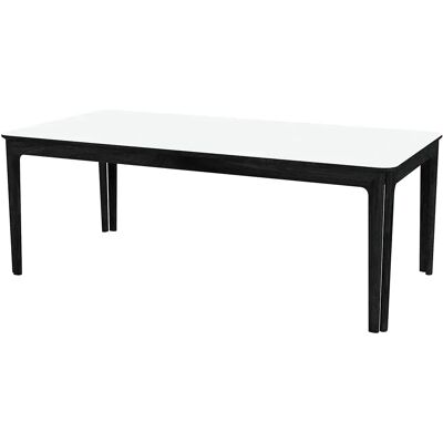 Skovby, Sm27 Tisch Eiche Schwarz Lack/Weiß Laminat Skovby, Sm27 Tisch Eiche Schwarz Lack/Weiß Laminat