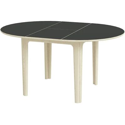 Skovby, Sm111 Esstisch Eiche Weiß Geölt/Schwarz Nano-Laminat Skovby, Sm111 Esstisch Eiche Weiß Geölt/Schwarz Nano-Laminat