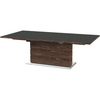 Skovby, Sm30 Esstisch 100X200-280 Cm Nussbaum geölt / Laminat schwarz Skovby, Sm30 Esstisch 100X200-280 Cm Nussbaum geölt / Laminat schwarz