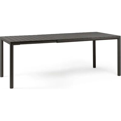 NARDI - Rechteckiger Gartentisch Tevere - Schwarz - Aluminium - Designer Raffaello Galiotto NARDI - Rechteckiger Gartentisch Tevere - Schwarz - Aluminium - Designer Raffaello Galiotto