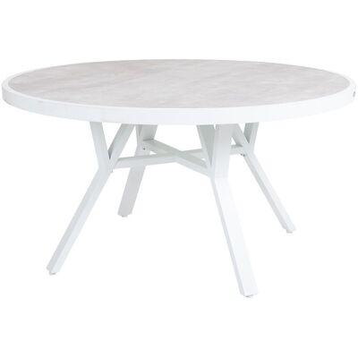Brafab, Samvaro Esstisch 140 cm weiß / grau Brafab, Samvaro Esstisch 140 cm weiß / grau