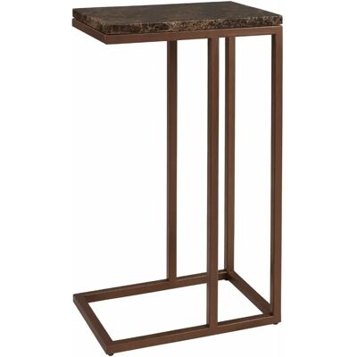 Artwood, Beistelltisch aus Marmor Taro Slim Dark brown Artwood, Beistelltisch aus Marmor Taro Slim Dark brown