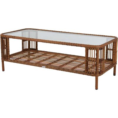 Brafab, Anemon Couchtisch 65x140 natur/weiß Brafab, Anemon Couchtisch 65x140 natur/weiß