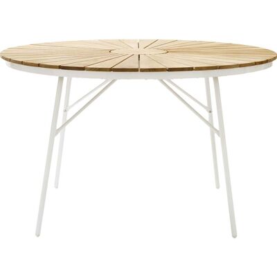 Cinas Runder Gartentisch - Teak, 110cm, Klappbar - Garteneinrichtung Cinas Runder Gartentisch - Teak, 110cm, Klappbar - Garteneinrichtung