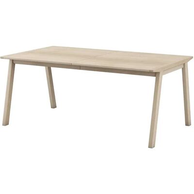 Skovby, SM142 Esstisch 100x74-270 cm Eiche Massiv Weiß geölt Skovby, SM142 Esstisch 100x74-270 cm Eiche Massiv Weiß geölt