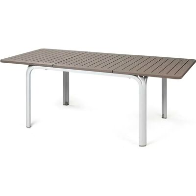 Nardi, Alloro Esstisch 100x140-210 cm Weiß Tortora Nardi, Alloro Esstisch 100x140-210 cm Weiß Tortora