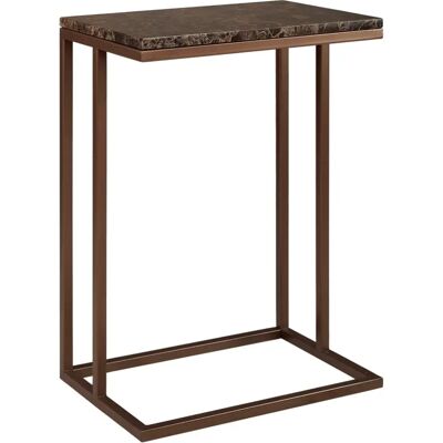 Artwood, Beistelltisch aus Marmor Taro Wide Dark brown Artwood, Beistelltisch aus Marmor Taro Wide Dark brown