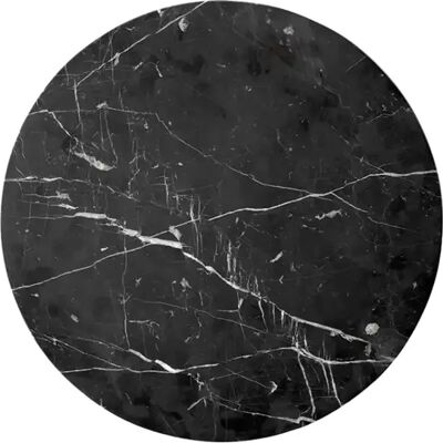 Audo CPH, Androgyne Tischplatte aus Marmor Nero Marquina - Ø42 cm Audo CPH, Androgyne Tischplatte aus Marmor Nero Marquina - Ø42 cm