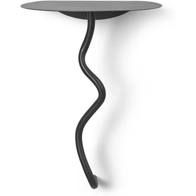 Ferm Living, Curvature Wall Table - Black Brass Ferm Living, Curvature Wall Table - Black Brass