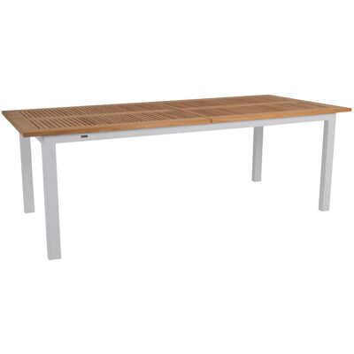 Brafab, Lyon Esstisch 100x224-304 Cm Light Grey/Teak Brafab, Lyon Esstisch 100x224-304 Cm Light Grey/Teak