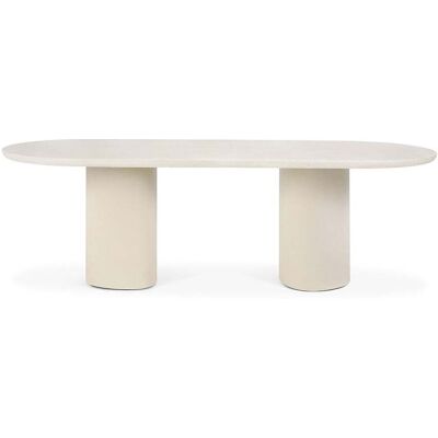 Ethnicraft, Elements Esstisch 240x100 cm cremeweiß Ethnicraft, Elements Esstisch 240x100 cm cremeweiß