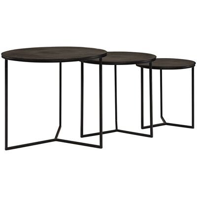 Artwood, Juno Beistelltisch-Set Schwarz Artwood, Juno Beistelltisch-Set Schwarz