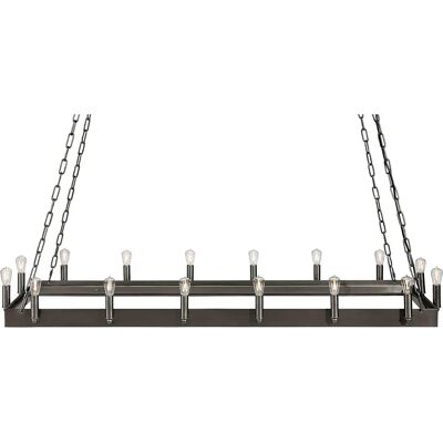 Artwood, Deckenleuchte Crown 148x48 Cm Eisen Artwood, Deckenleuchte Crown 148x48 Cm Eisen