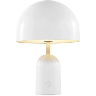 Tom Dixon Bell Tragbare Tischlampe - Weiß - Dimmer Tom Dixon Bell Tragbare Tischlampe - Weiß - Dimmer