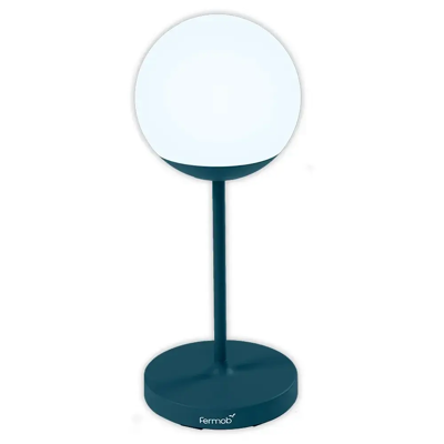 Fermob Mooon Outdoor Wireless Rechargeable Blue Lamp - Polyethylen - Tristan Lohner Fermob Mooon Outdoor Wireless Rechargeable Blue Lamp - Polyethylen - Tristan Lohner