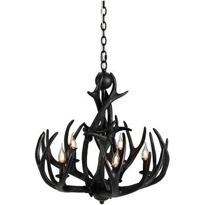 Artwood Antler Kleine Kronleuchter - Hornform - Schwarz Artwood Antler Kleine Kronleuchter - Hornform - Schwarz