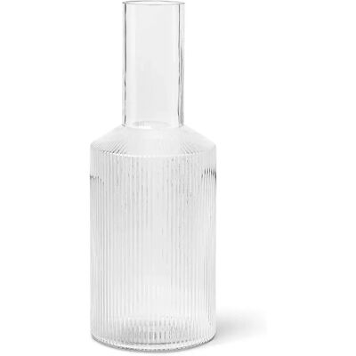 Ferm Living, Ripple Karaffe - Clear Ferm Living, Ripple Karaffe - Clear