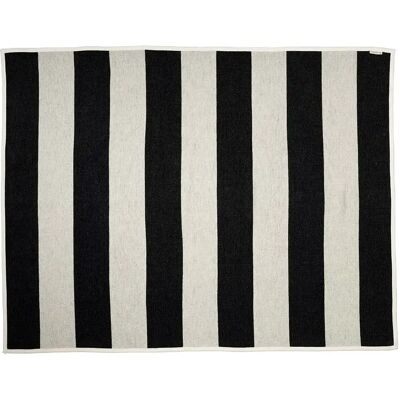Pappelina, Bob pläd Black/ Vanilla 140 x 180 cm Pappelina, Bob pläd Black/ Vanilla 140 x 180 cm