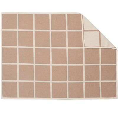 Pappelina, Gewebte Decke aus Lammwolle Criss Beige Pappelina, Gewebte Decke aus Lammwolle Criss Beige