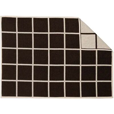 Pappelina, Gewebte Decke aus Lammwolle Criss Dark Brown Pappelina, Gewebte Decke aus Lammwolle Criss Dark Brown