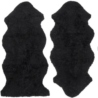 Skinnwille, Curly Schafsfell 1,5 Schwarz Skinnwille, Curly Schafsfell 1,5 Schwarz