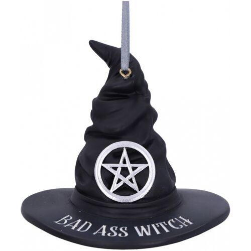 Bad Ass Witch Hängedeko Ornament 9cm