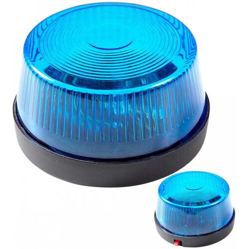 Blaue Warnleuchte mit Sirene