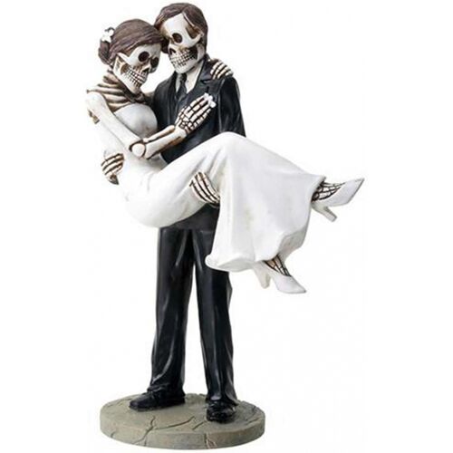 Auf Händen Getragen - Skelett Brautpaar 16cm