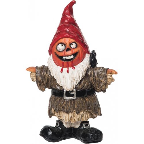 Gartenzwerg Vogelscheuche Dekofigur 21 cm